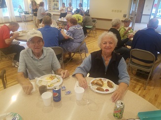 Dale and Marlene Holderman at the 2017 annual picnic. 